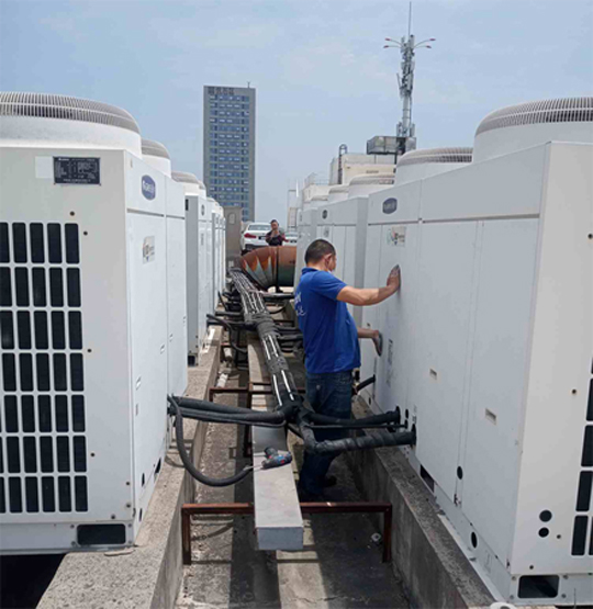 沿河中央空调制热和不制冷系统维修方法